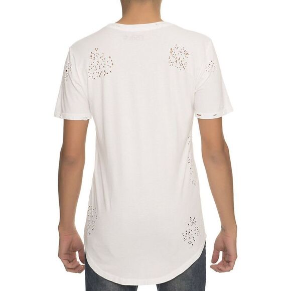 FBRK Men's Destroyed Scallop Tee-NWT‎ - Picture 4 of 4